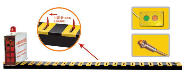 洛阳伊滨区V3嵌入式闯岗自动扎胎器/阻车器